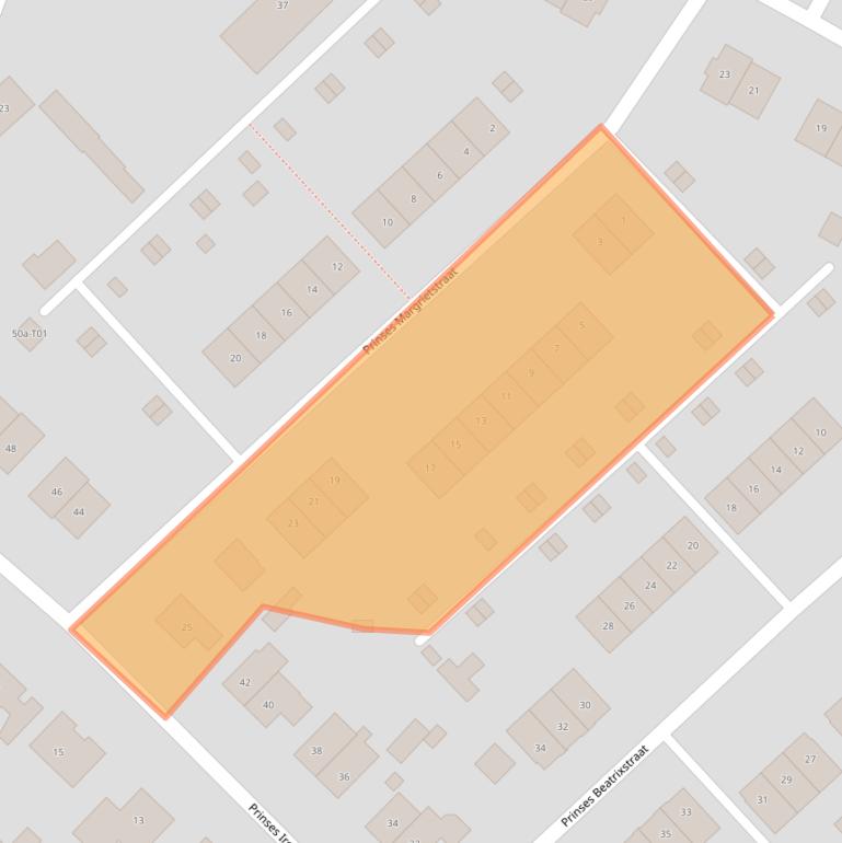 Kaart van postcodegebied 7271GJ.