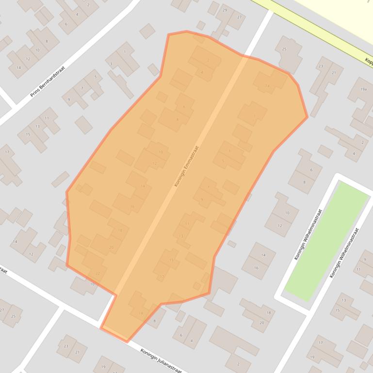 Kaart van postcodegebied 7271GR.