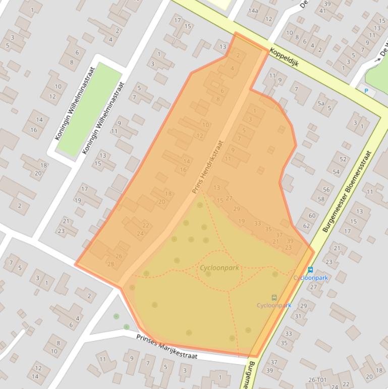 Kaart van postcodegebied 7271GT.