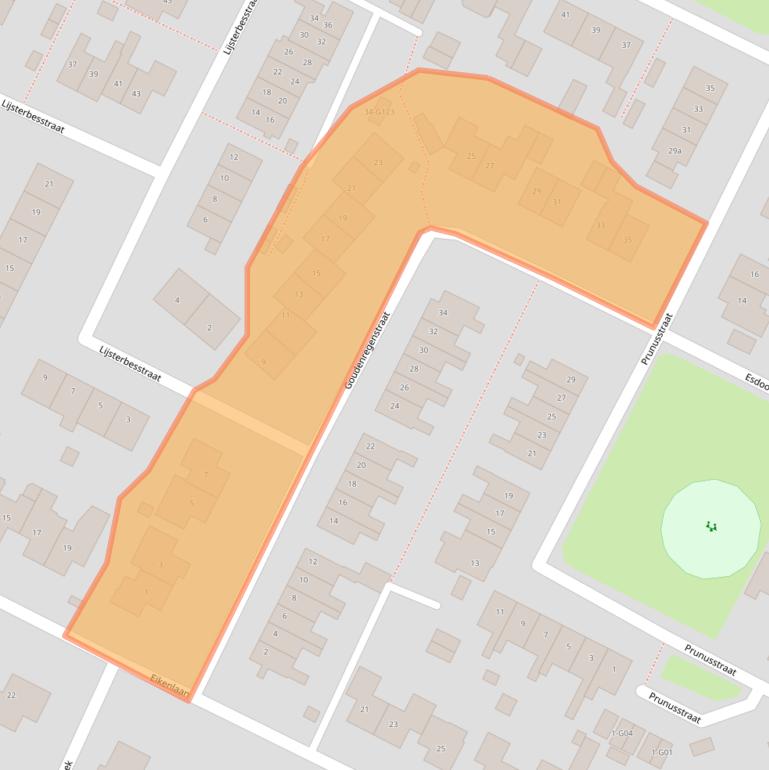 Kaart van postcodegebied 7271HJ.