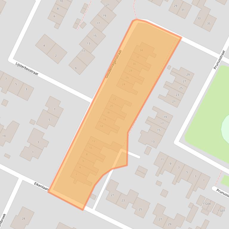 Kaart van postcodegebied 7271HK.