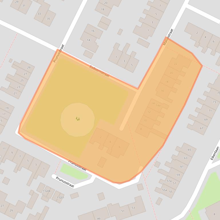 Kaart van postcodegebied 7271HV.