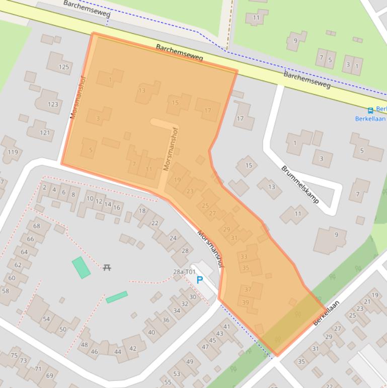 Kaart van postcodegebied 7271KA.