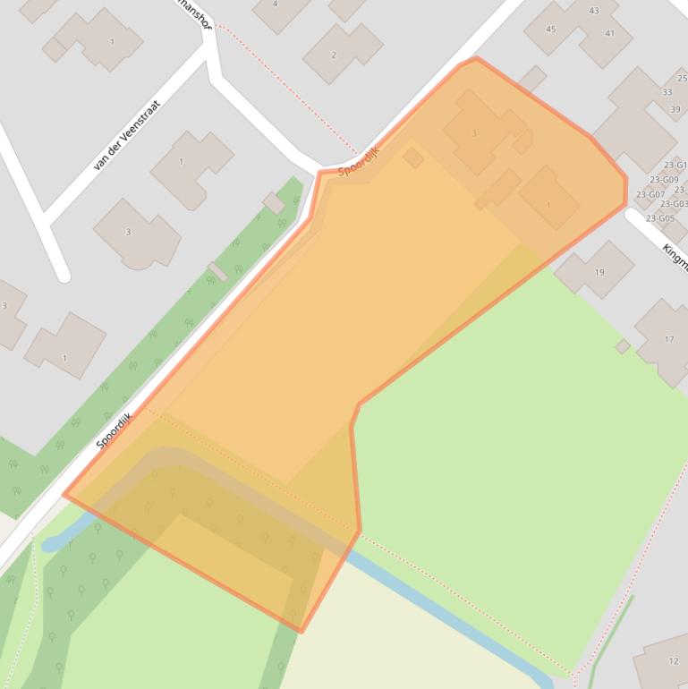 Kaart van postcodegebied 7271KK.