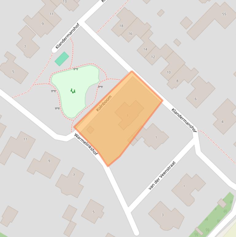 Kaart van postcodegebied 7271KP.