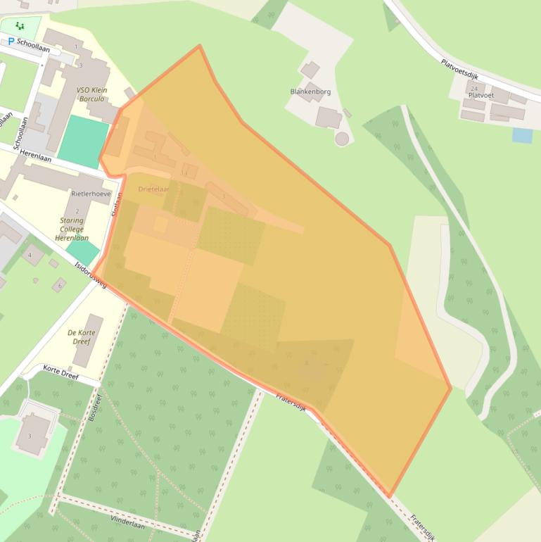 Kaart van postcodegebied 7271NP.