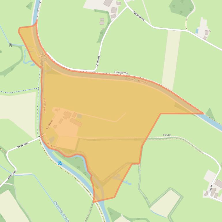 Kaart van postcodegebied 7271PB.