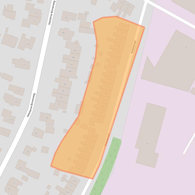 Kaart van postcodegebied 7271VD.