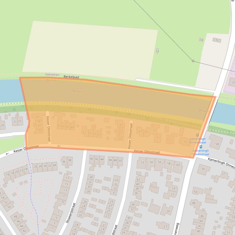 Kaart van postcodegebied 7271VM.