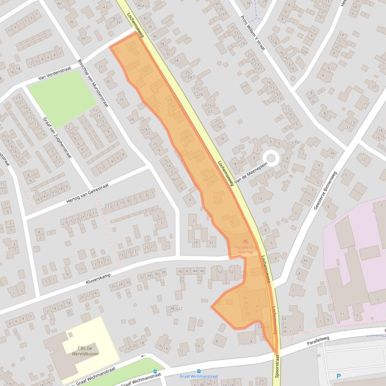 Kaart van postcodegebied 7271WB.