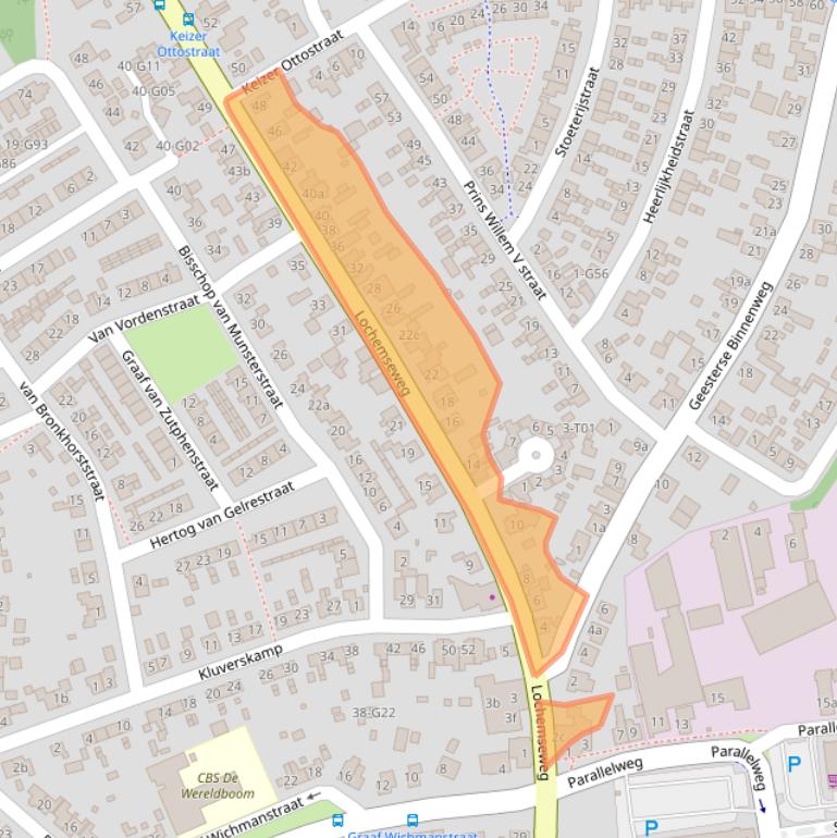 Kaart van postcodegebied 7271WD.