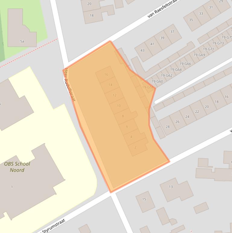 Kaart van postcodegebied 7271WG.