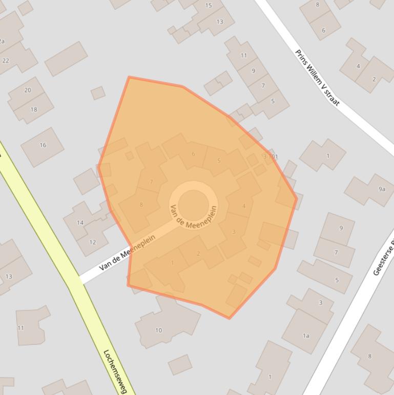 Kaart van postcodegebied 7271WZ.