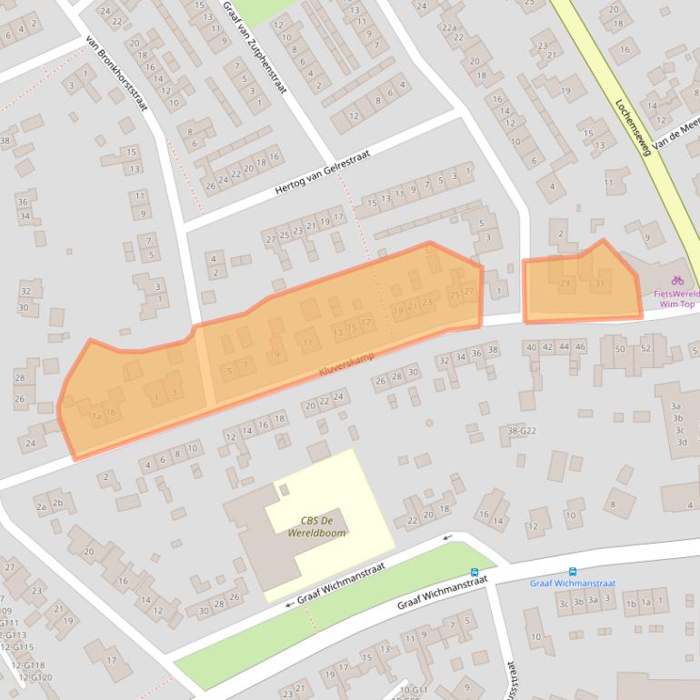 Kaart van postcodegebied 7271XM.