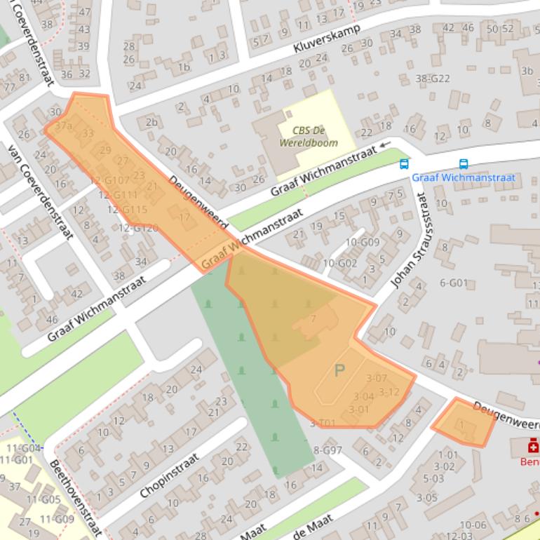 Kaart van postcodegebied 7271XR.