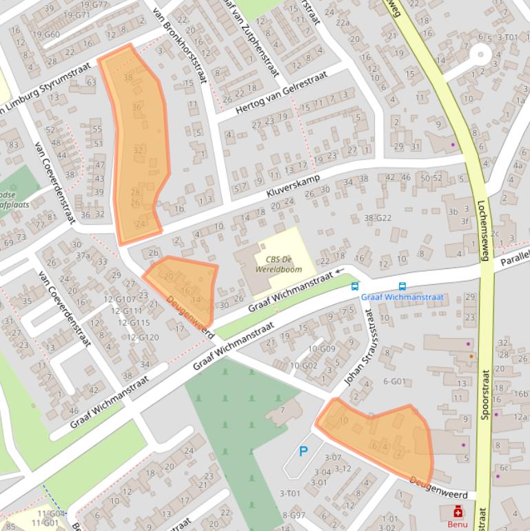 Kaart van postcodegebied 7271XT.