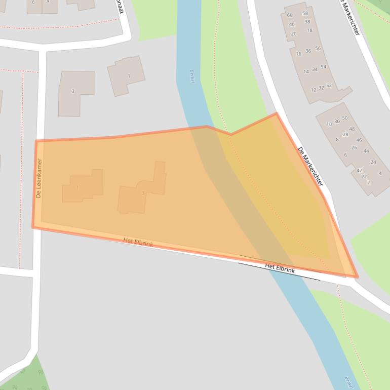 Kaart van postcodegebied 7271ZA.