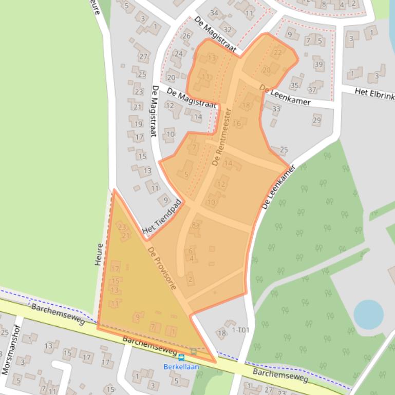 Kaart van postcodegebied 7271ZB.