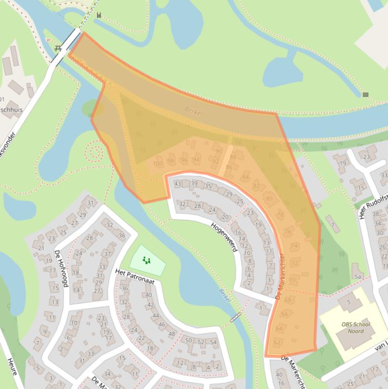 Kaart van postcodegebied 7271ZH.