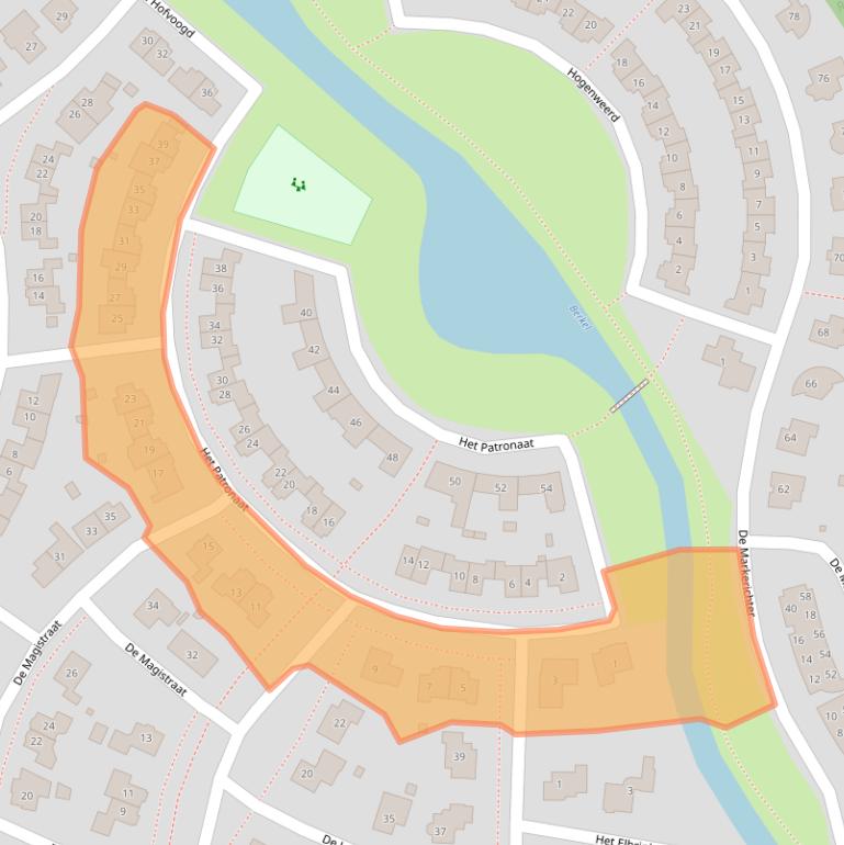 Kaart van postcodegebied 7271ZS.