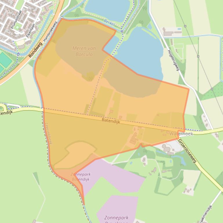 Kaart van postcodegebied 7273PA.