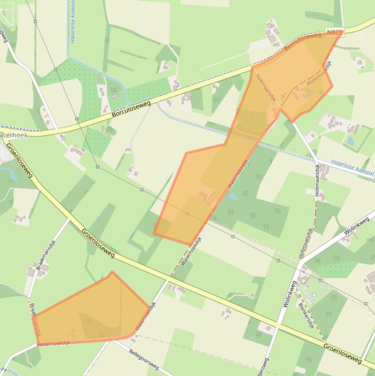 Kaart van postcodegebied 7273PE.