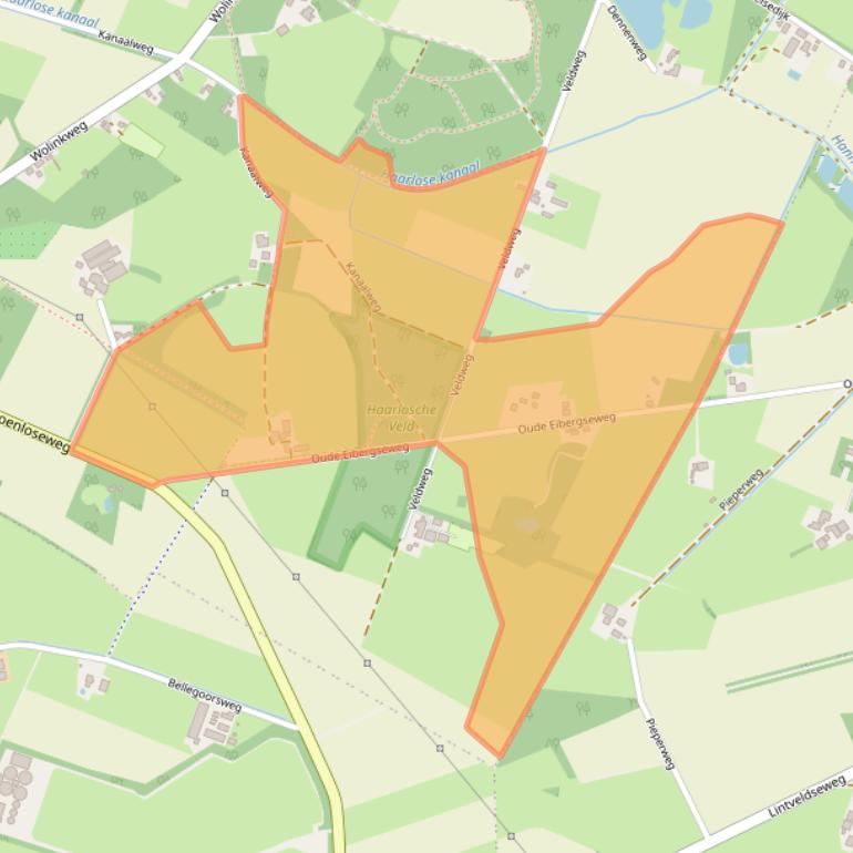 Kaart van postcodegebied 7273PJ.