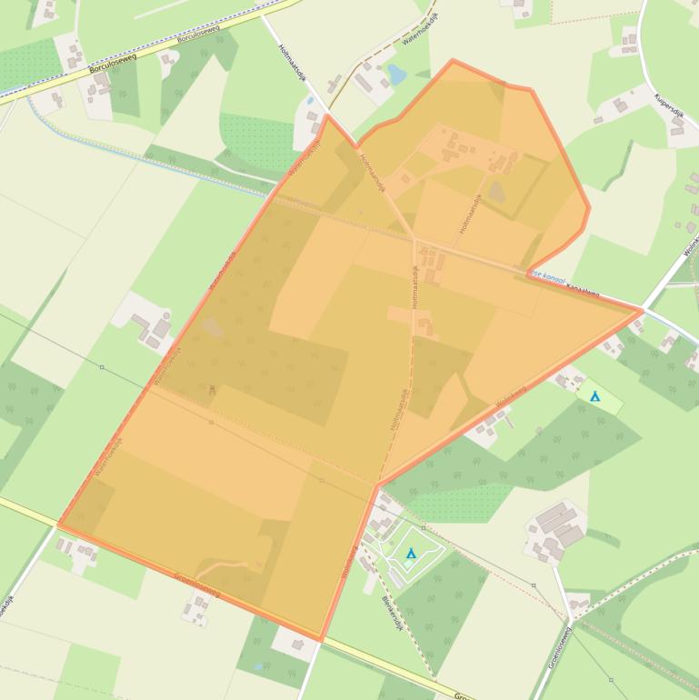 Kaart van postcodegebied 7273PL.