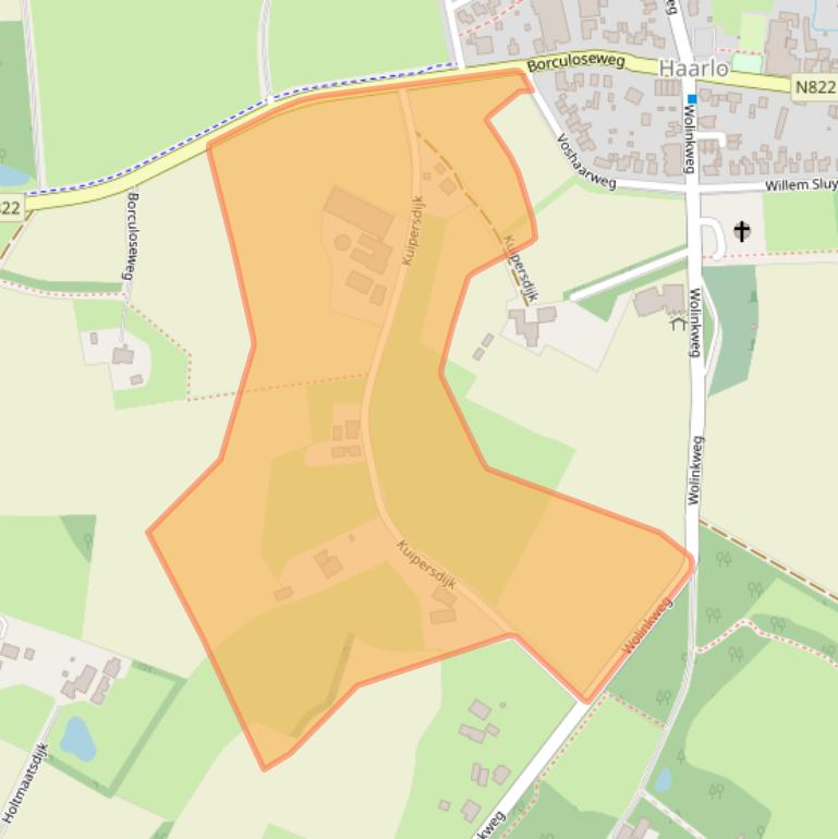 Kaart van postcodegebied 7273PM.