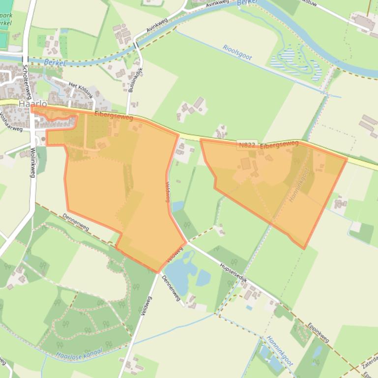 Kaart van postcodegebied 7273SR.