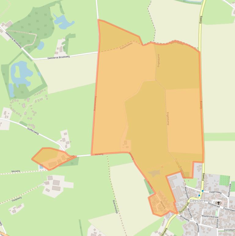 Kaart van postcodegebied 7274AC.