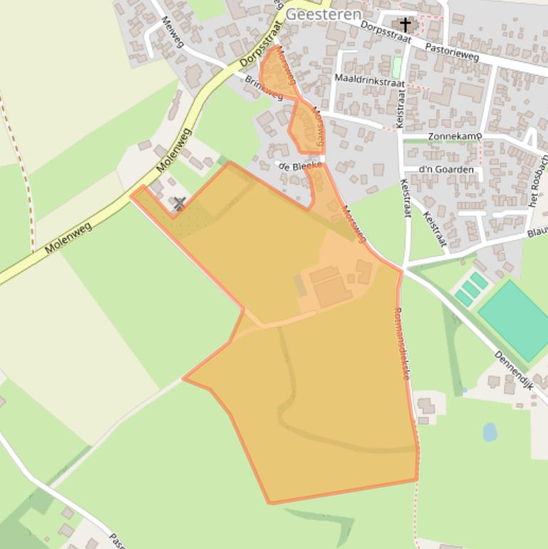 Kaart van postcodegebied 7274AG.