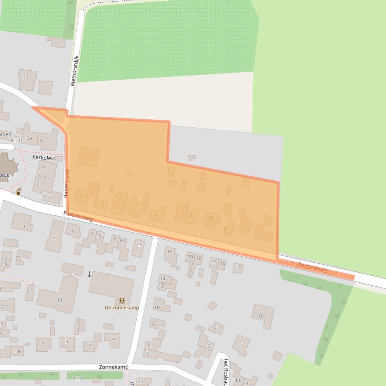 Kaart van postcodegebied 7274AR.