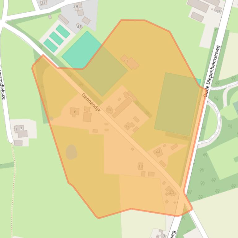 Kaart van postcodegebied 7274AV.