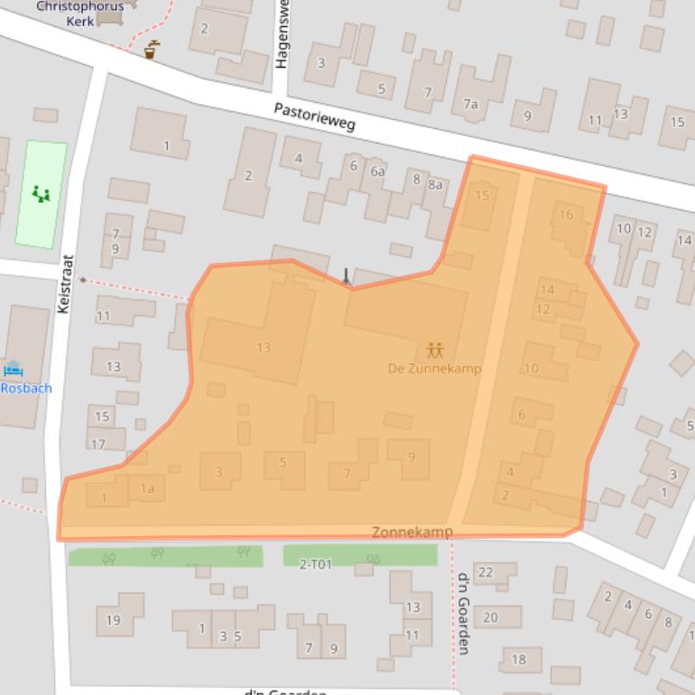 Kaart van postcodegebied 7274AX.