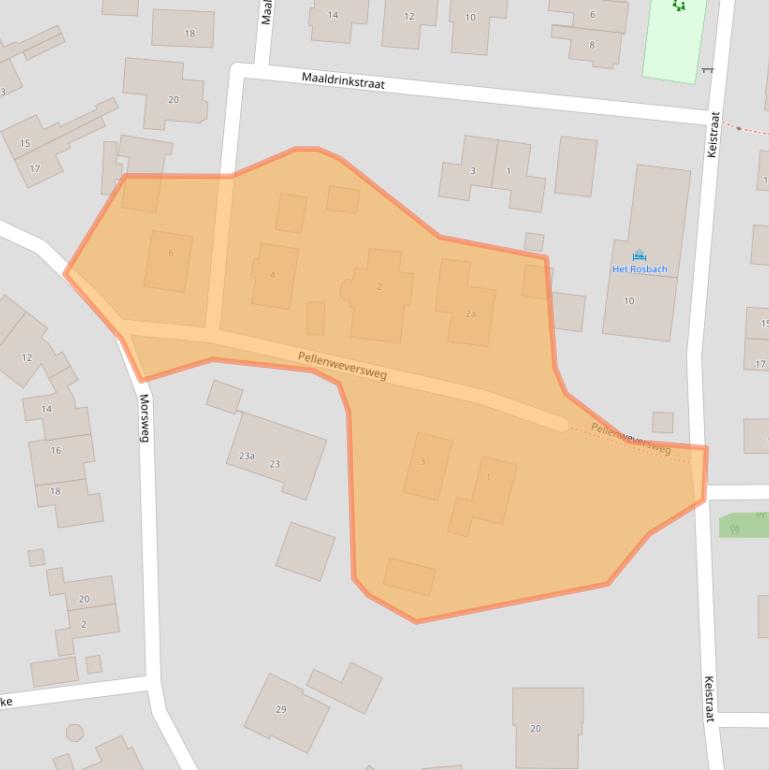 Kaart van postcodegebied 7274AZ.