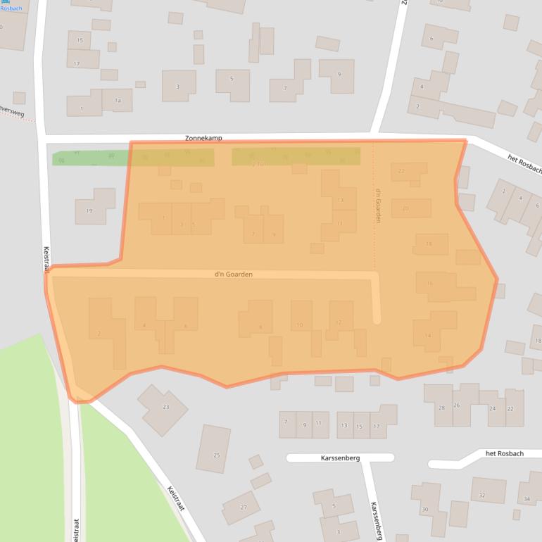 Kaart van postcodegebied 7274BA.