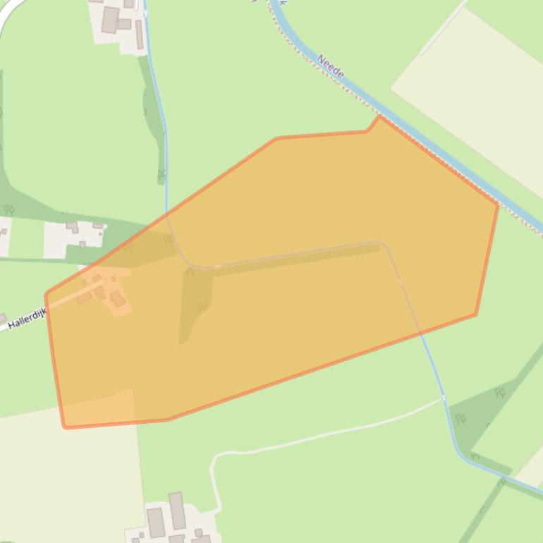 Kaart van postcodegebied 7274DV.