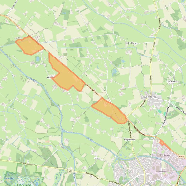 Kaart van postcodegebied 7274EA.