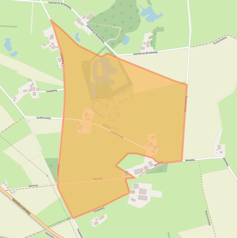 Kaart van postcodegebied 7274GA.