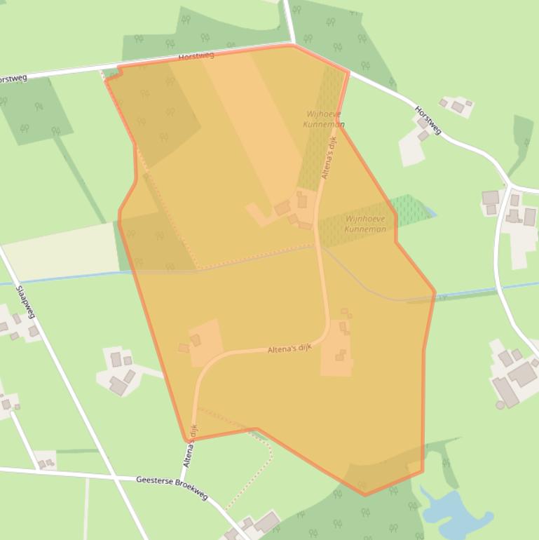 Kaart van postcodegebied 7274GN.