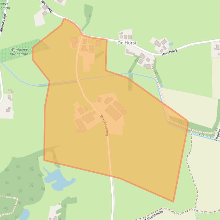 Kaart van postcodegebied 7274GP.