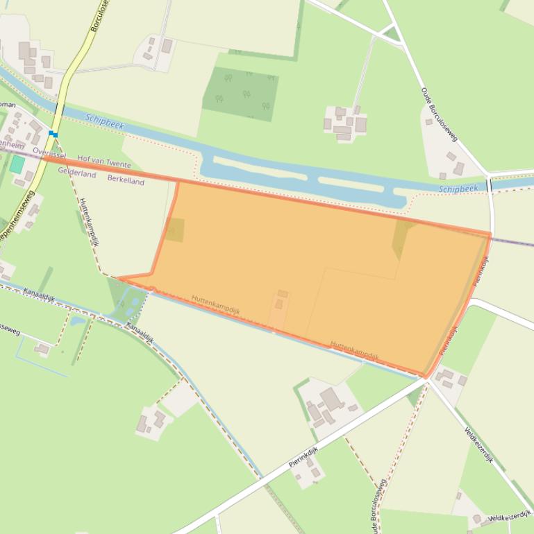 Kaart van postcodegebied 7275AX.