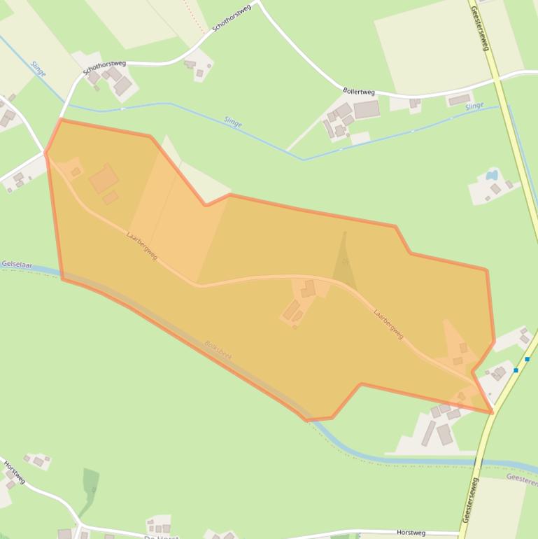 Kaart van postcodegebied 7275BN.