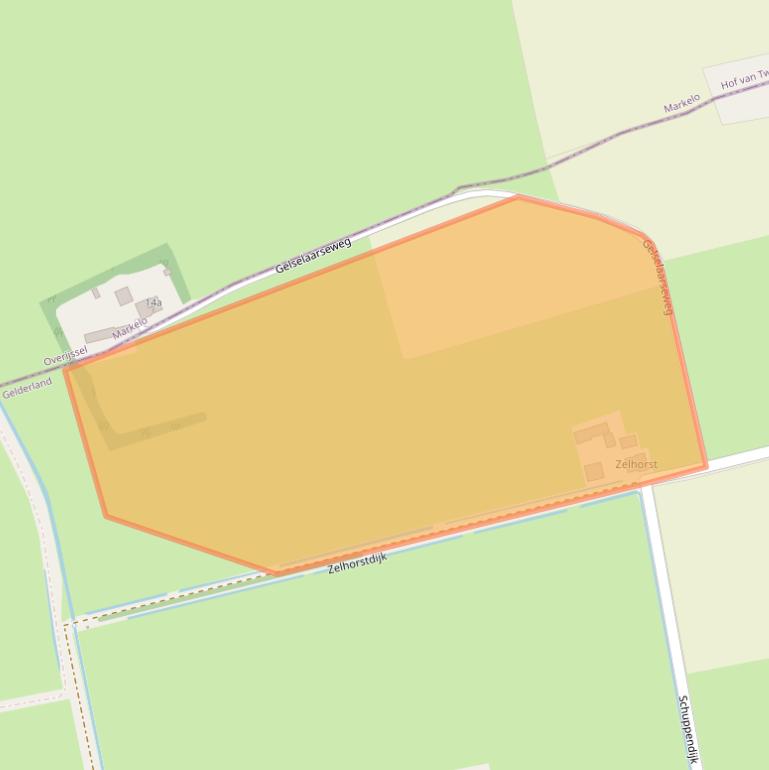 Kaart van postcodegebied 7275CC.