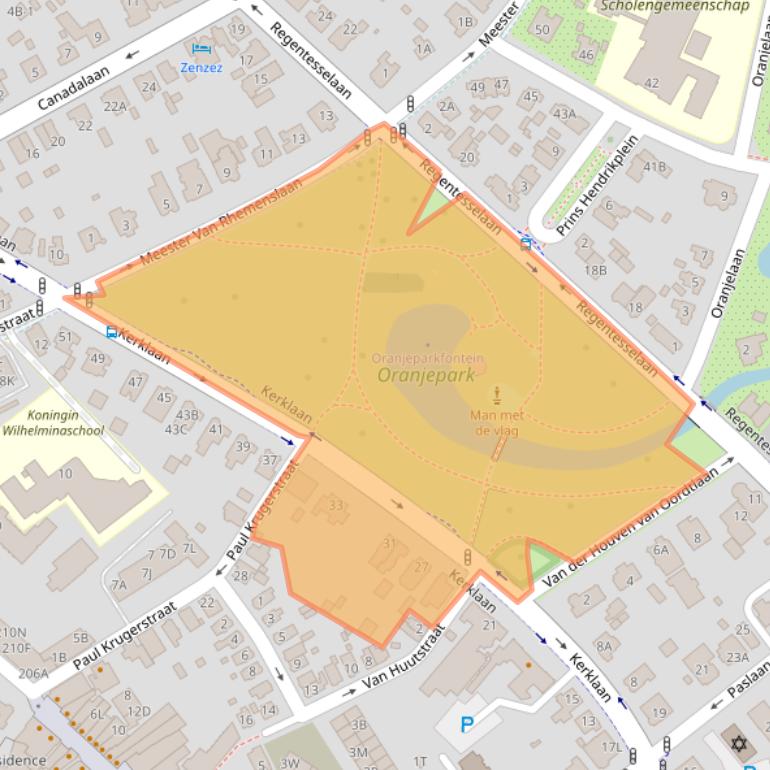 Kaart van postcodegebied 7311AB.