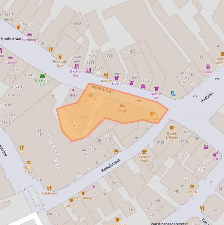 Kaart van postcodegebied 7311AV.