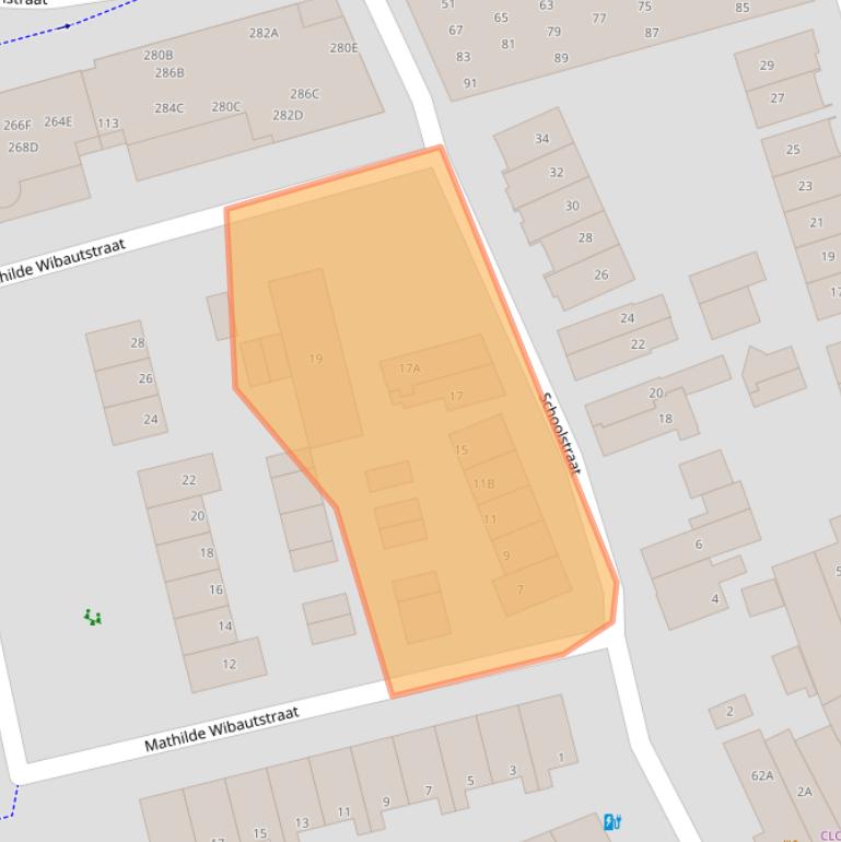 Kaart van postcodegebied 7311CG.