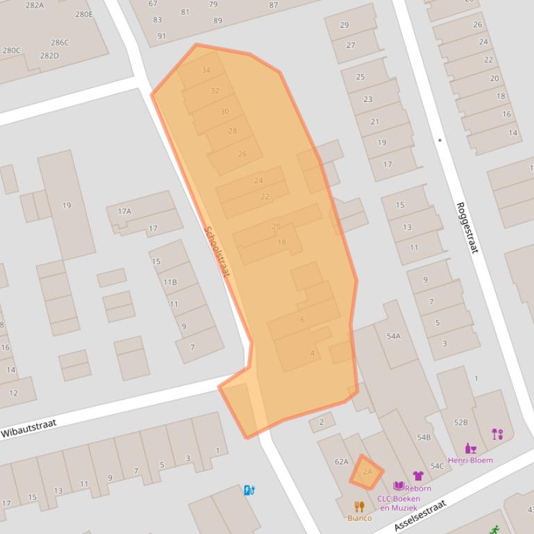 Kaart van postcodegebied 7311CJ.