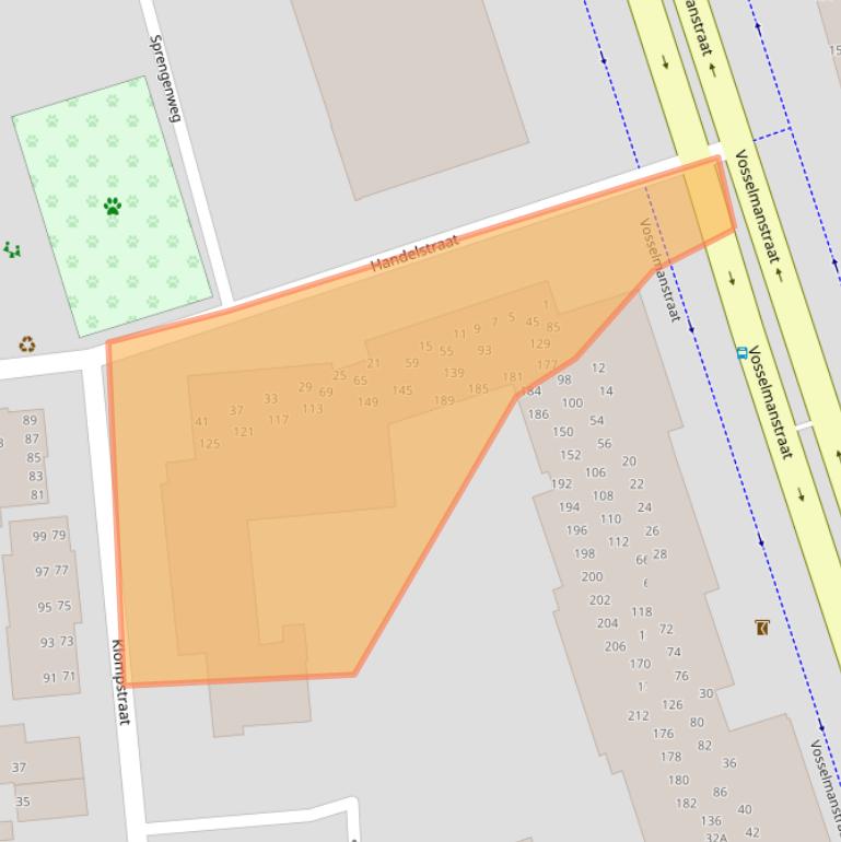 Kaart van postcodegebied 7311CK.